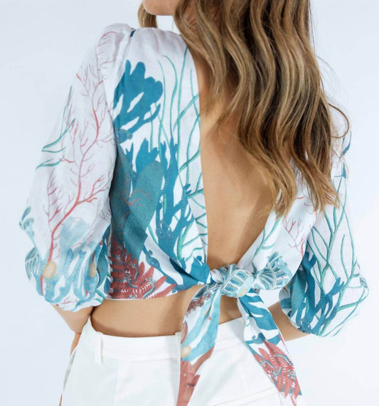 Solange - Women's Tied Top - Rack Hunt -