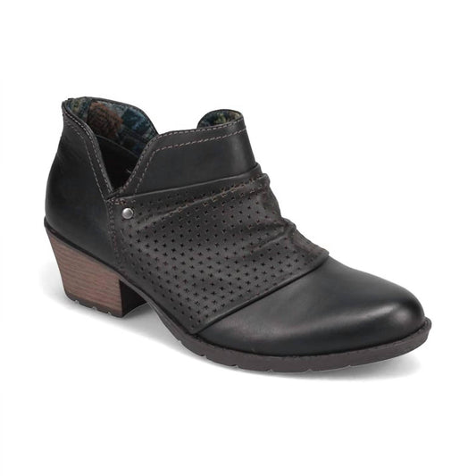 Earth Origins Women's Oakland Amanda Boot in Black Leather