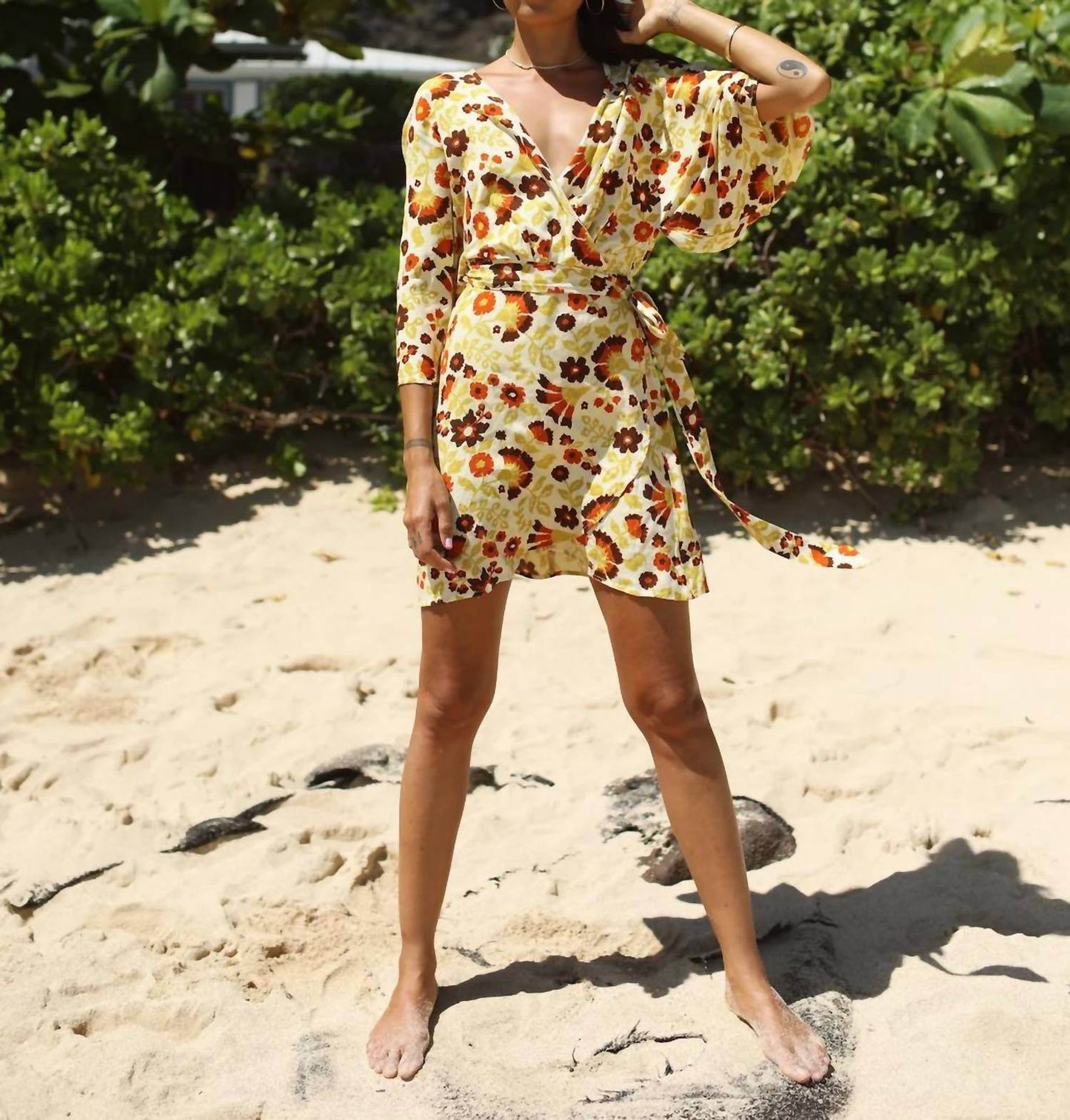 XIX Palms - Tulum Kimono Mini Dress - Rack Hunt