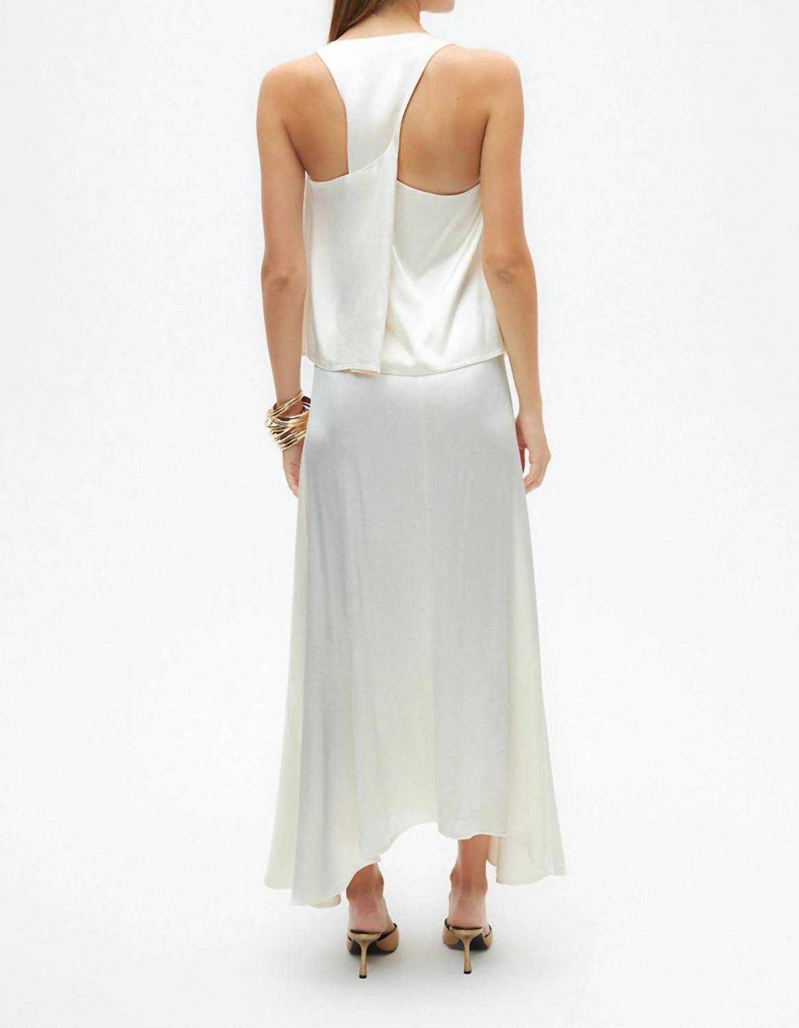 Luna Asymmetrical Maxi Skirt