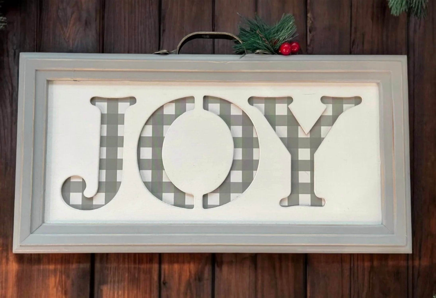 Burton + Burton - “joy” Holiday Sign - Rack Hunt -