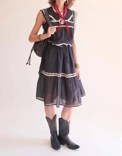 Roleo Bohemian Midi Dress