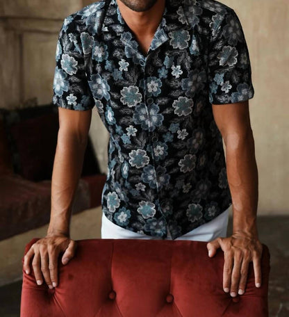 Pixel Bloom Artisan Short Sleeve Shirt