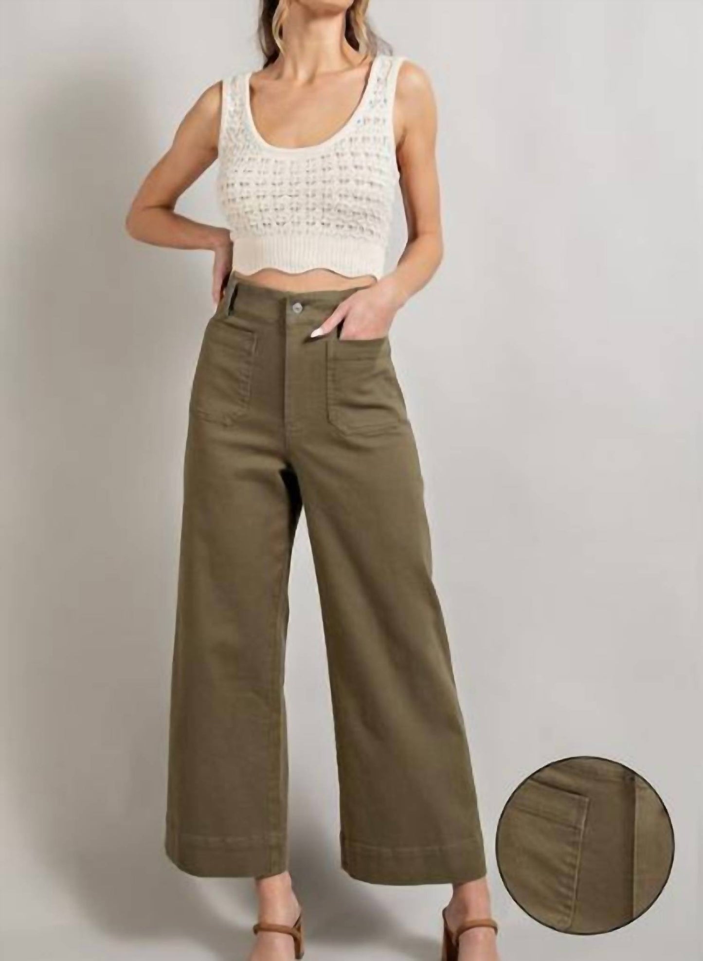 Soft Wide Leg Pants - Plus