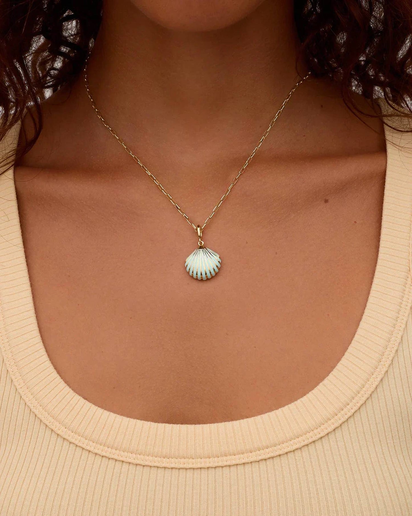 Women's Scallop Stripe Parker Charm