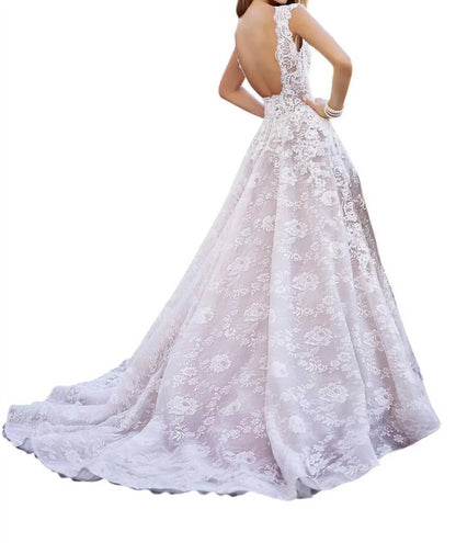 Martin Thornburg - V-neck Wedding Gown - Rack Hunt