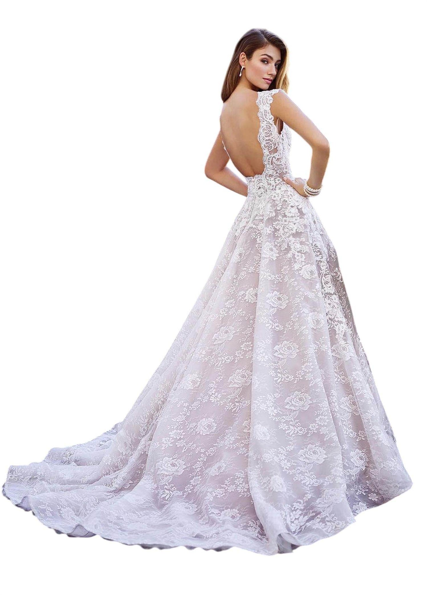 Martin Thornburg - V-neck Wedding Gown - Rack Hunt