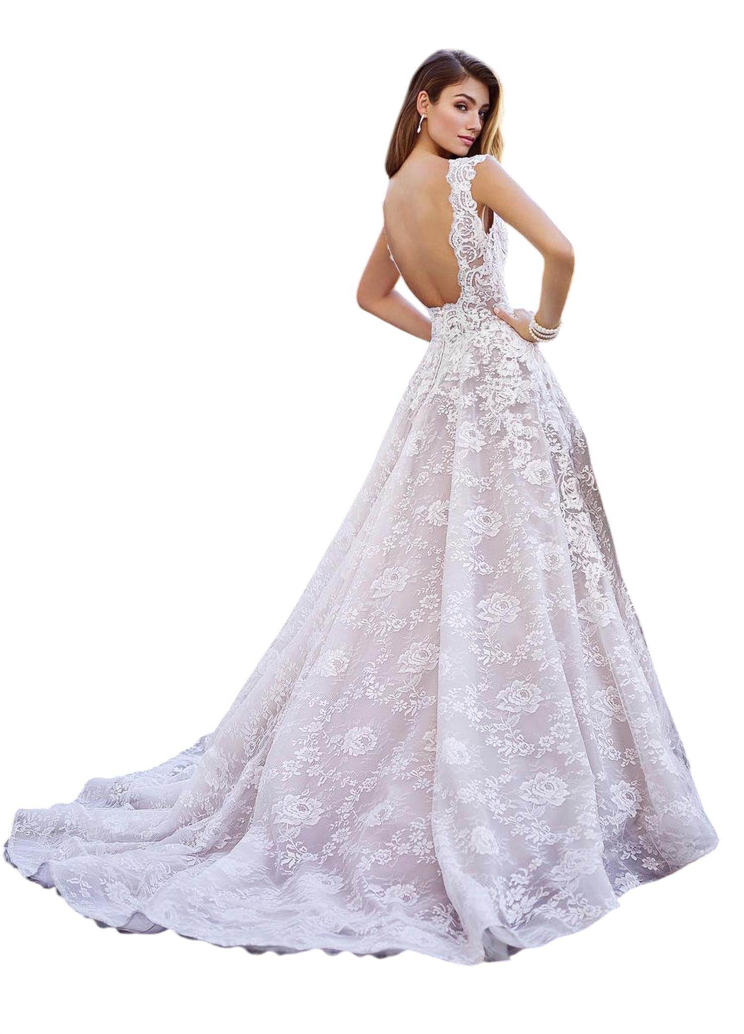 Martin Thornburg - V-neck Wedding Gown - Rack Hunt