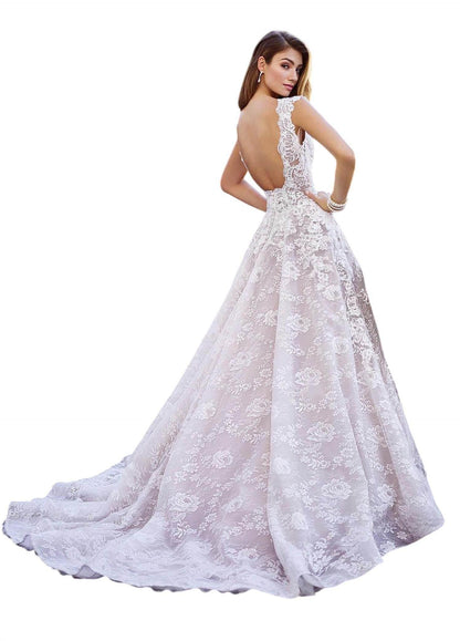 Martin Thornburg - V-neck Wedding Gown - Rack Hunt