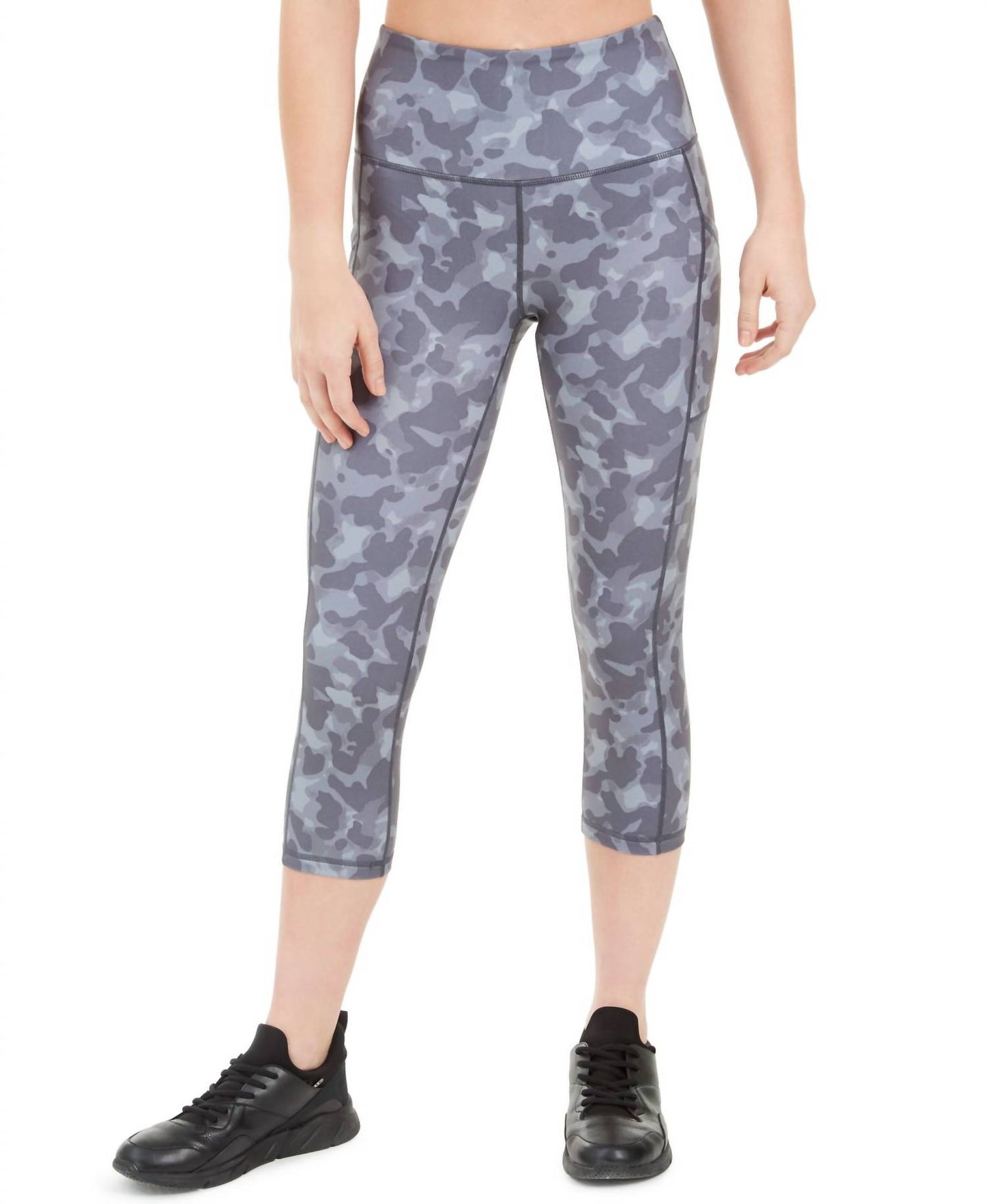 Women's Camo-print High-waist Cropped Leggings