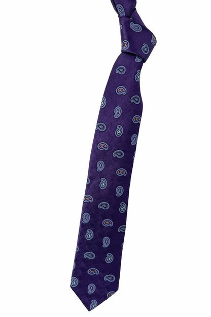Men's Neat Paisley Woven Silk Tie