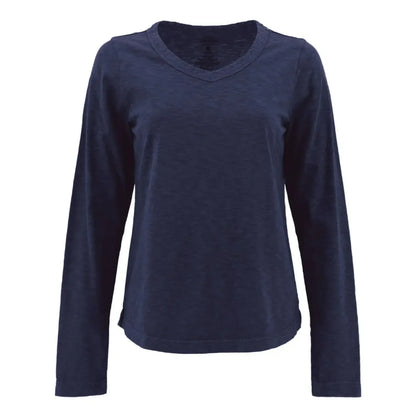 Old Ranch - Layla Organic V-Neck Top - Rack Hunt