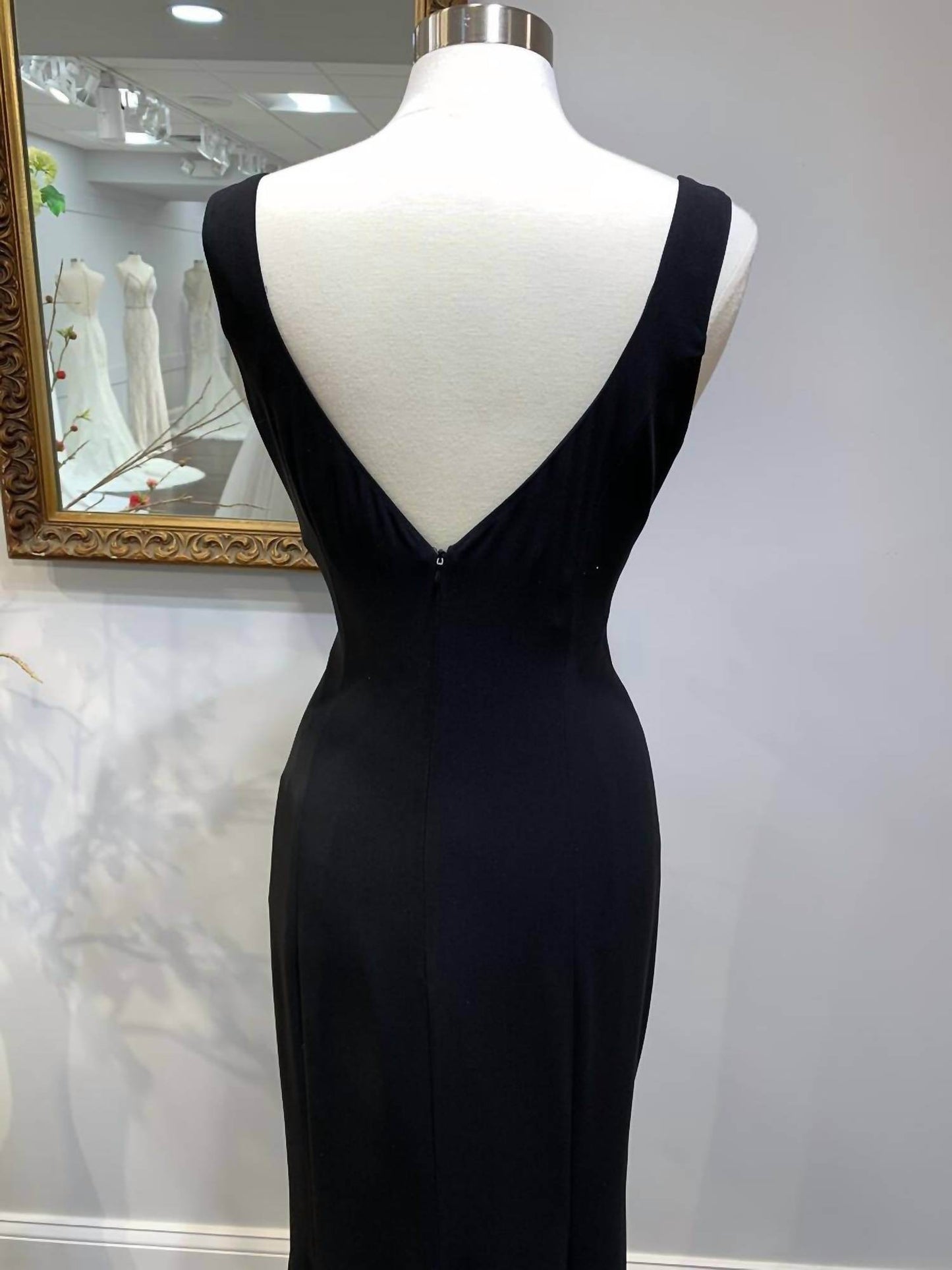 Saboroma - Sweetheart Neck Evening Gown With Slit - Rack Hunt -