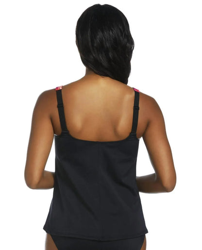 Active Spirit - Birds Of A Feather Square Neck Tankini Top - Rack Hunt