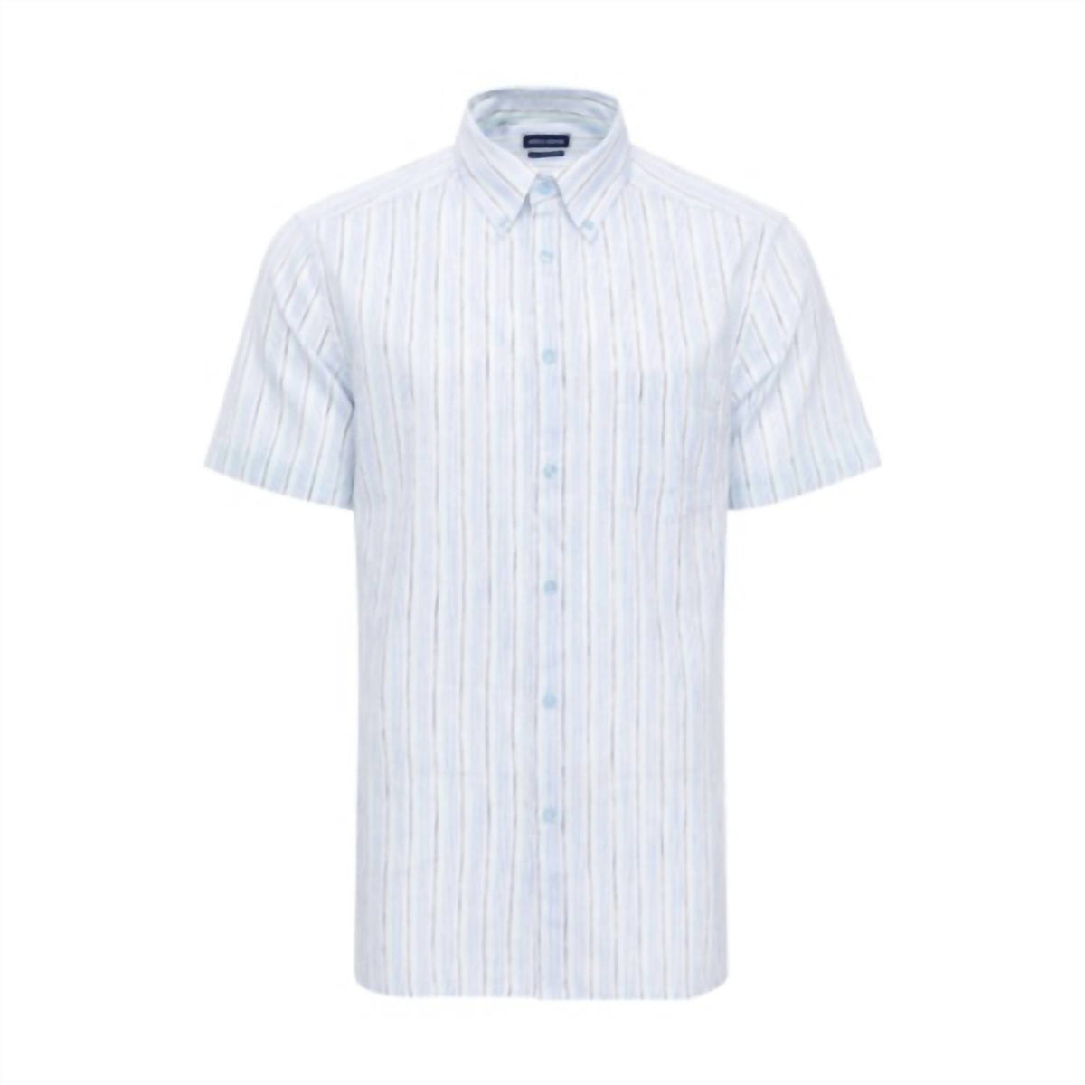 Men's Multi Stripe Short Sleeve Shirt