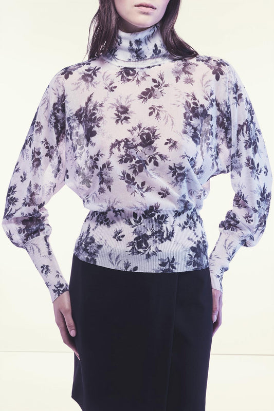 Lenora Floral Print Sweater