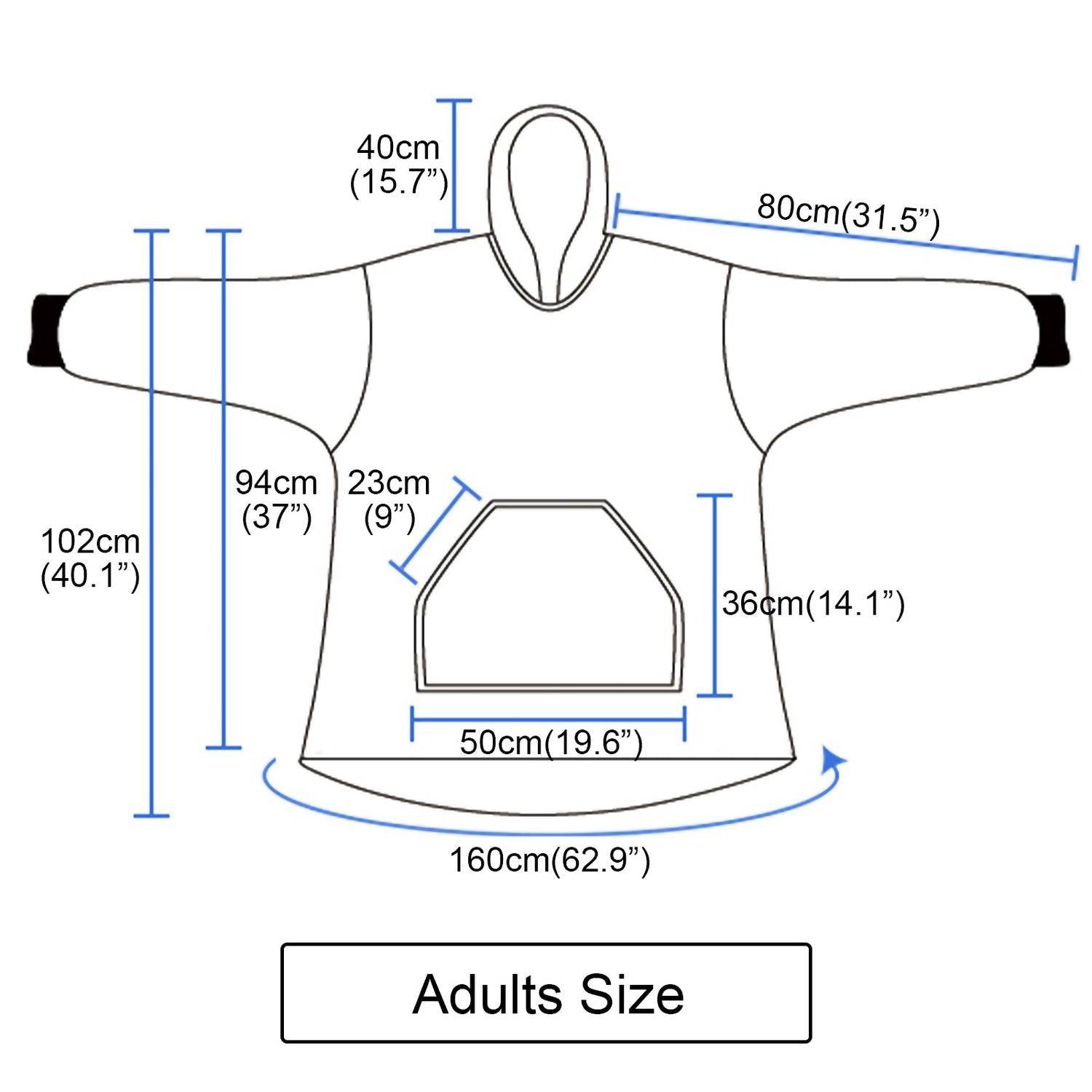 Tennessee & Co. - Fan Fleece Blanket Sweatshirt - Rack Hunt