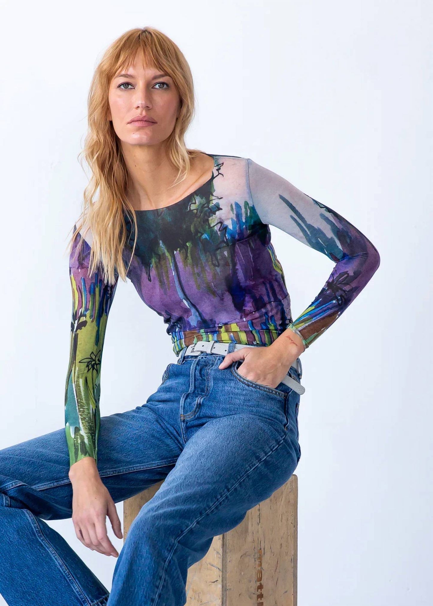 Florence Double Sheer Top