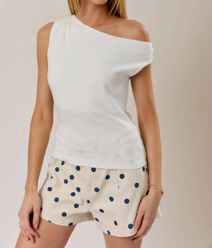 Camille One-Shoulder Top