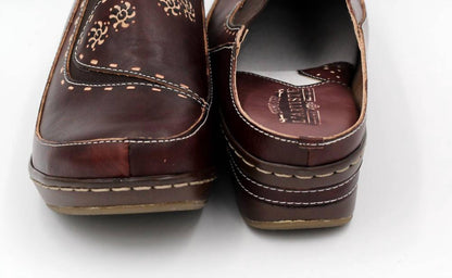 Women's Chino Leather Clogs