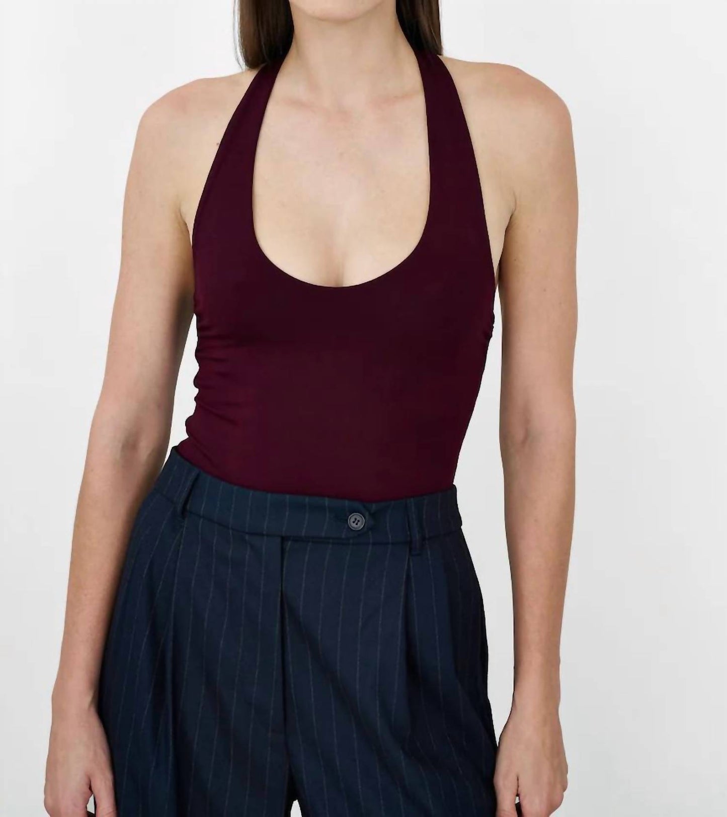 Bamboo Halter Bodysuit