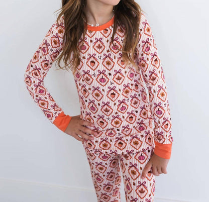 Kids' Two Piece Long Sleeve Pajama Set