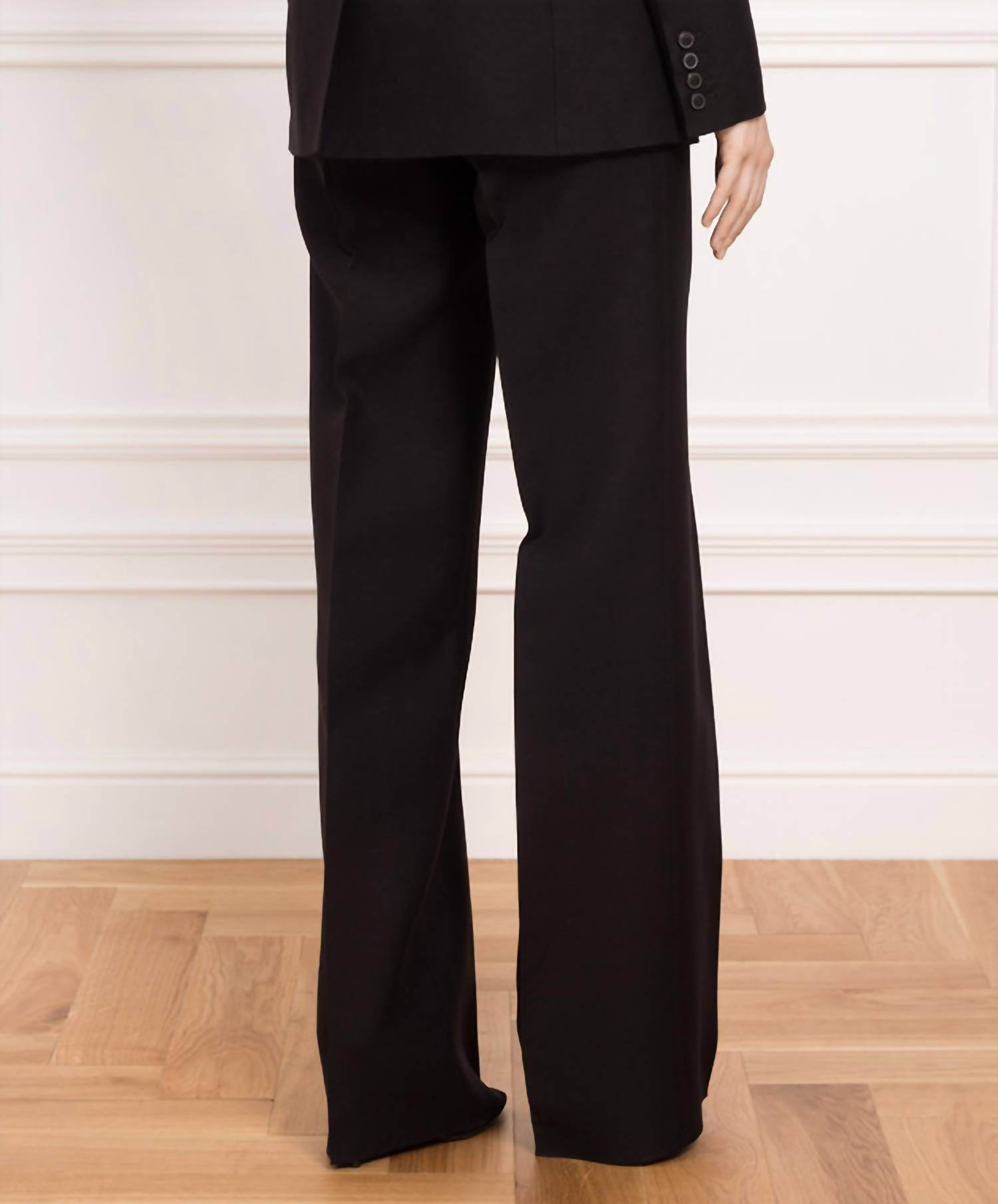 Valentino - Wool And Silk Loose Fit Trousers - Rack Hunt -