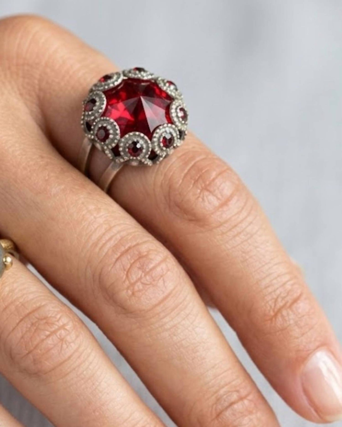 Lady In Red Ring