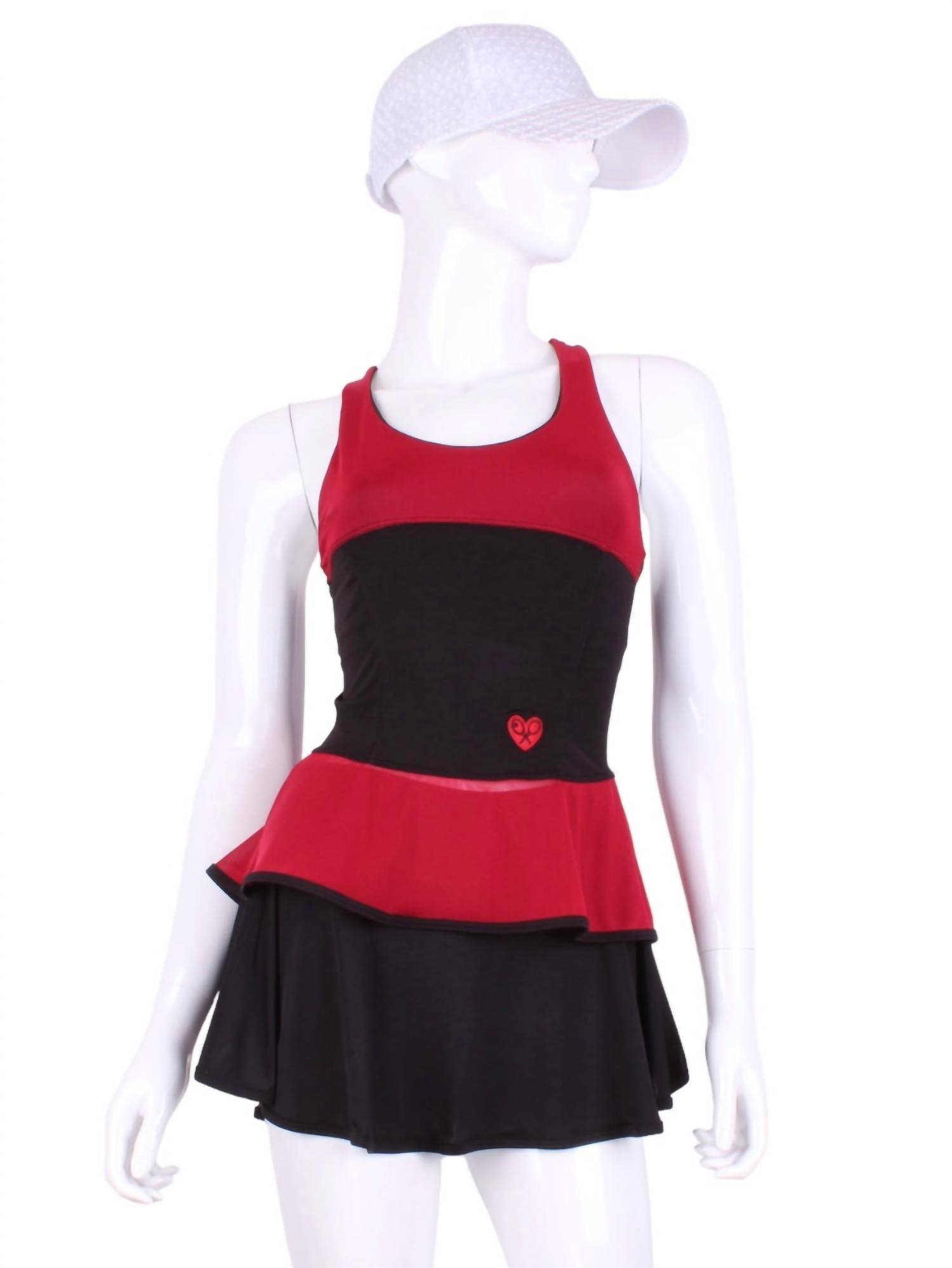 Love Love Tennis - Women's Ruffle Tennis Tank Top - Rack Hunt
