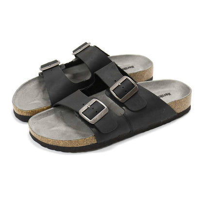 Men's Raegan Leather Strap Cork Sandal