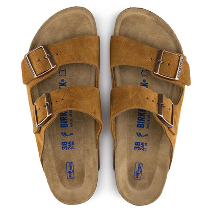 Men's Arizona Soft Footbed Two Strap Sandals