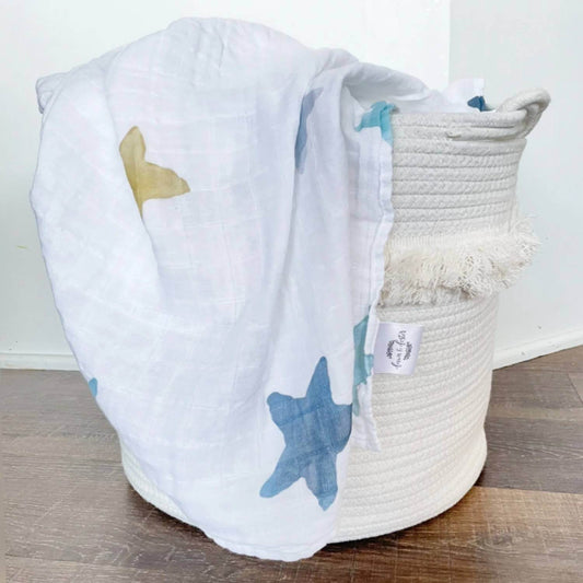 Fawn & Foster - Babby Organic Muslin Gauze Swaddle Blanket - Dream - Rack Hunt -