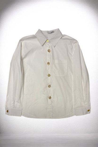 Longsleeve Gold Buttons Down Top