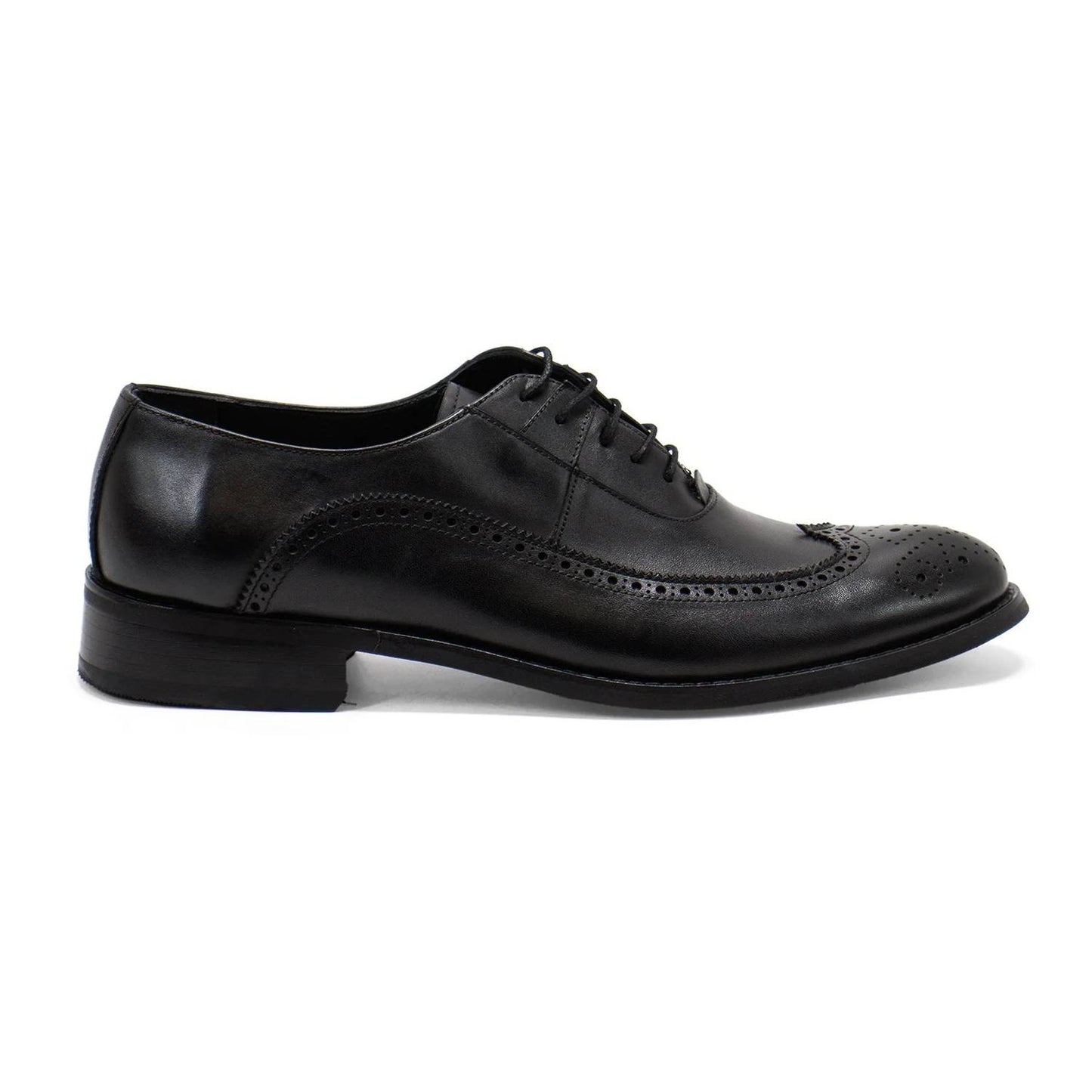 Men's Genova Leather Wingtip Oxford Shoes