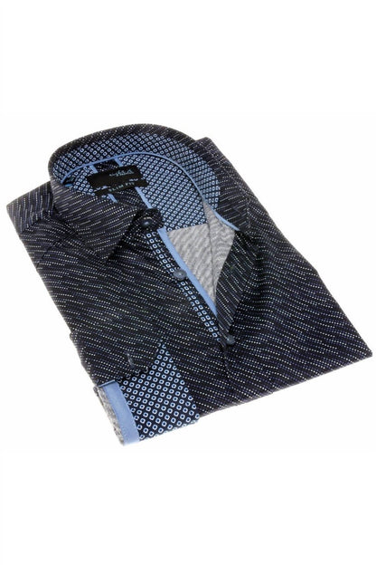 Digital Pattern Button Down Shirt