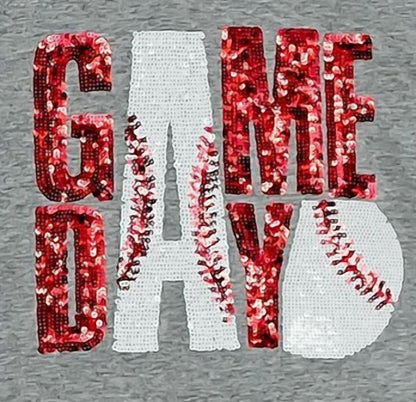 Girl's Sequin Baseball Tee