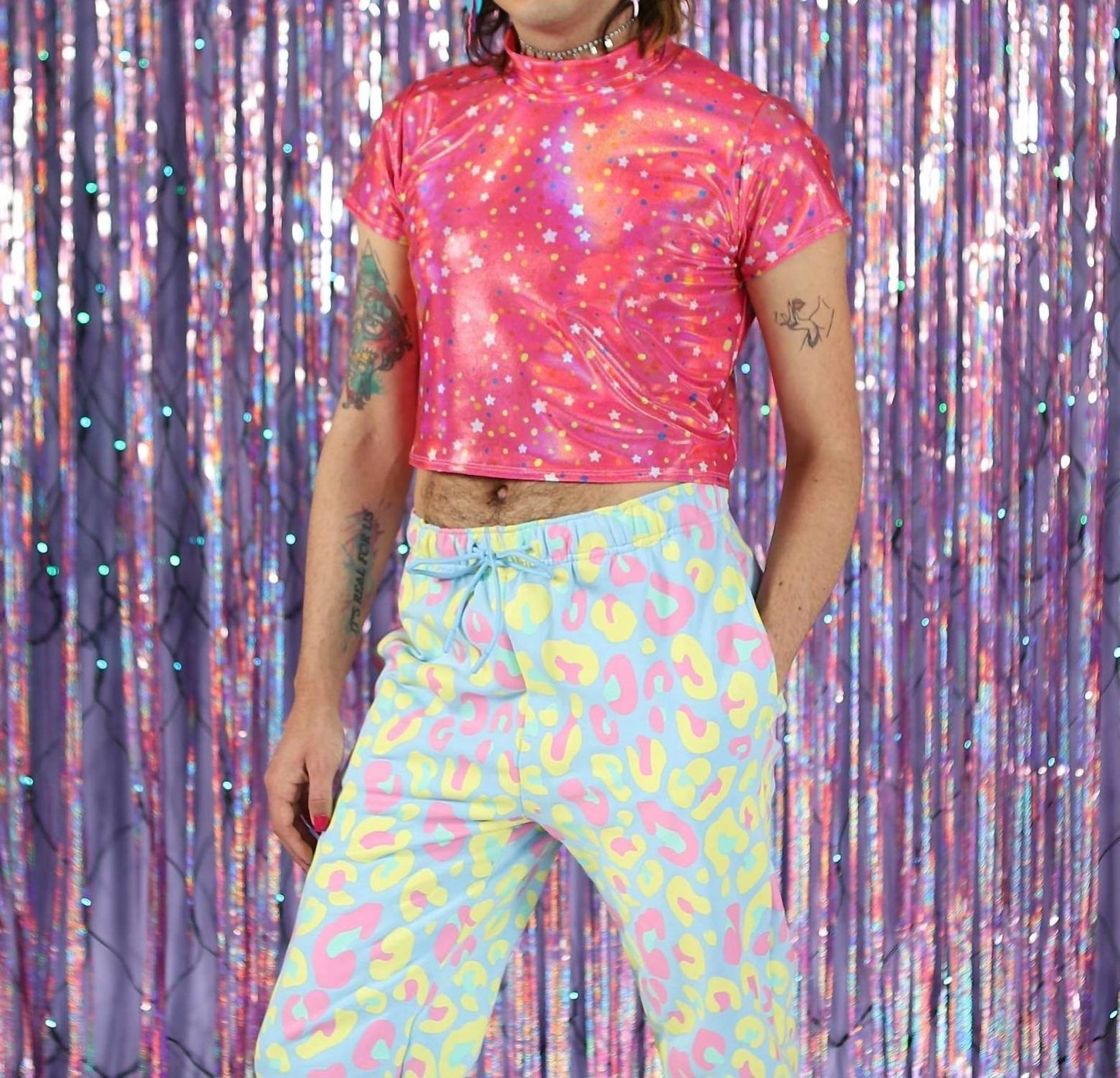 Pretty Snake - Galaxy Holo Crop Tee - Rack Hunt -