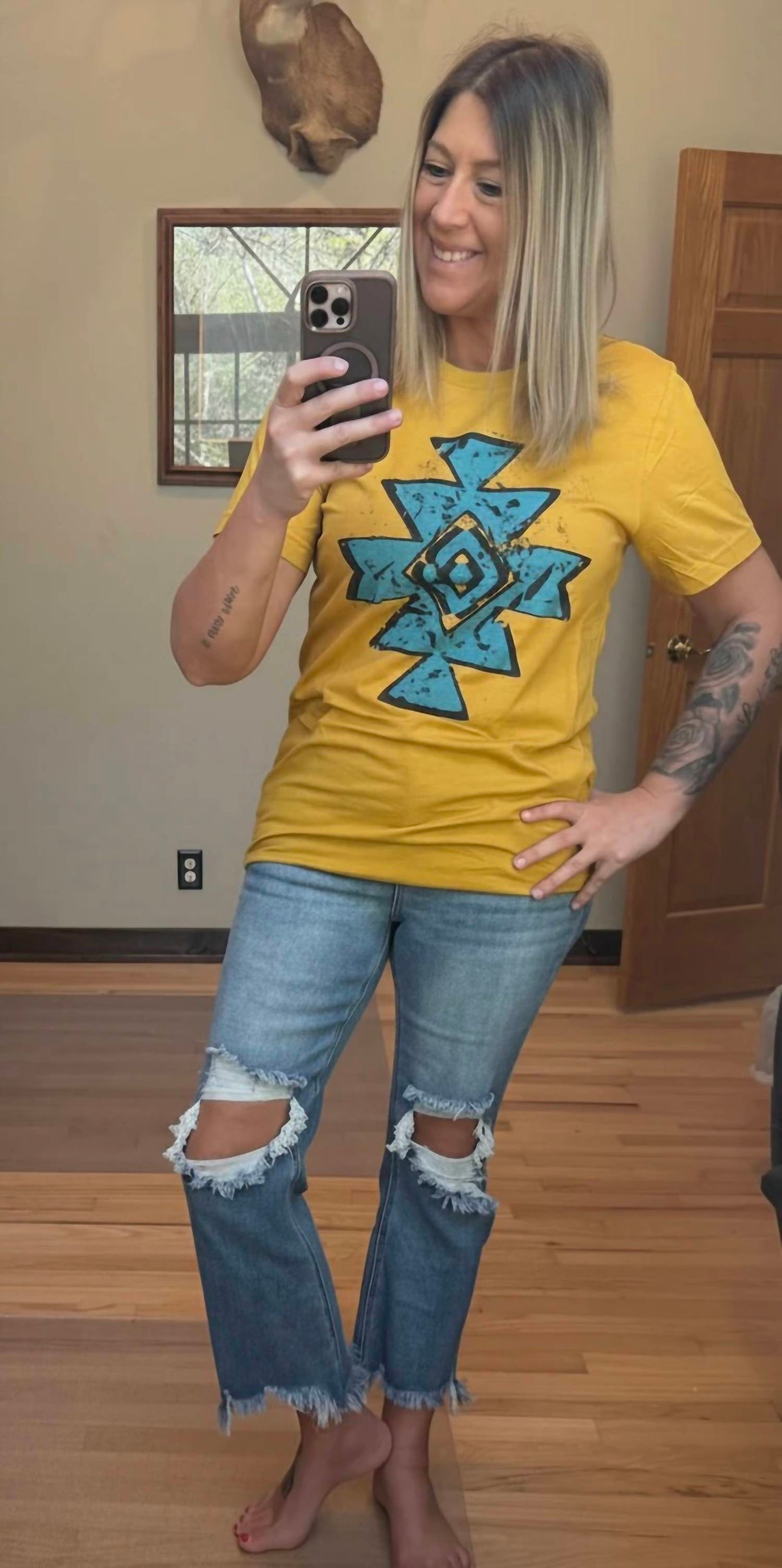 Aztec Tribal Graphic Tee