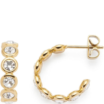 Allyanna Gifts - Women's Moissanite Bubble Open Hoop Post Earrings - Rack Hunt