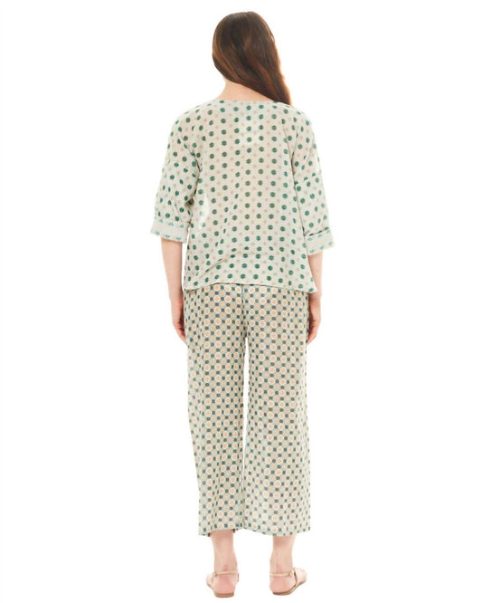 Diza Gabo - Fern Printed Blouse - Rack Hunt -