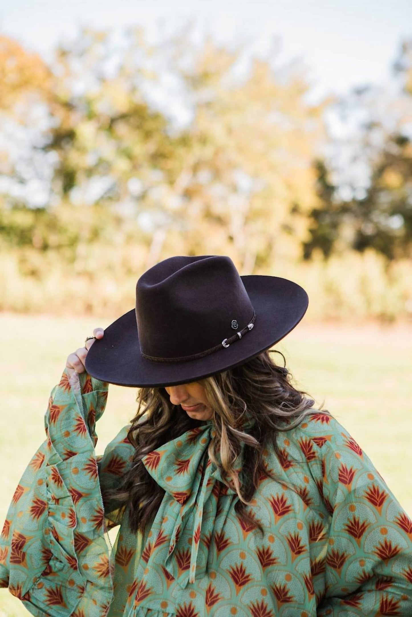 Colton 4 Inch Brim Wool Hat