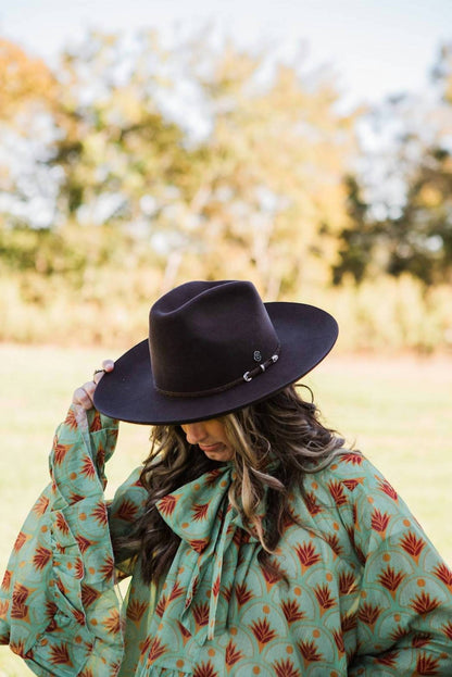 Colton 4 Inch Brim Wool Hat