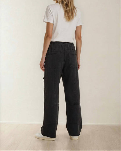 Hannah Mineral Washed Cargo Pants
