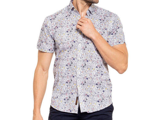 Buncha Buttons Short Sleeve Button Down Shirt