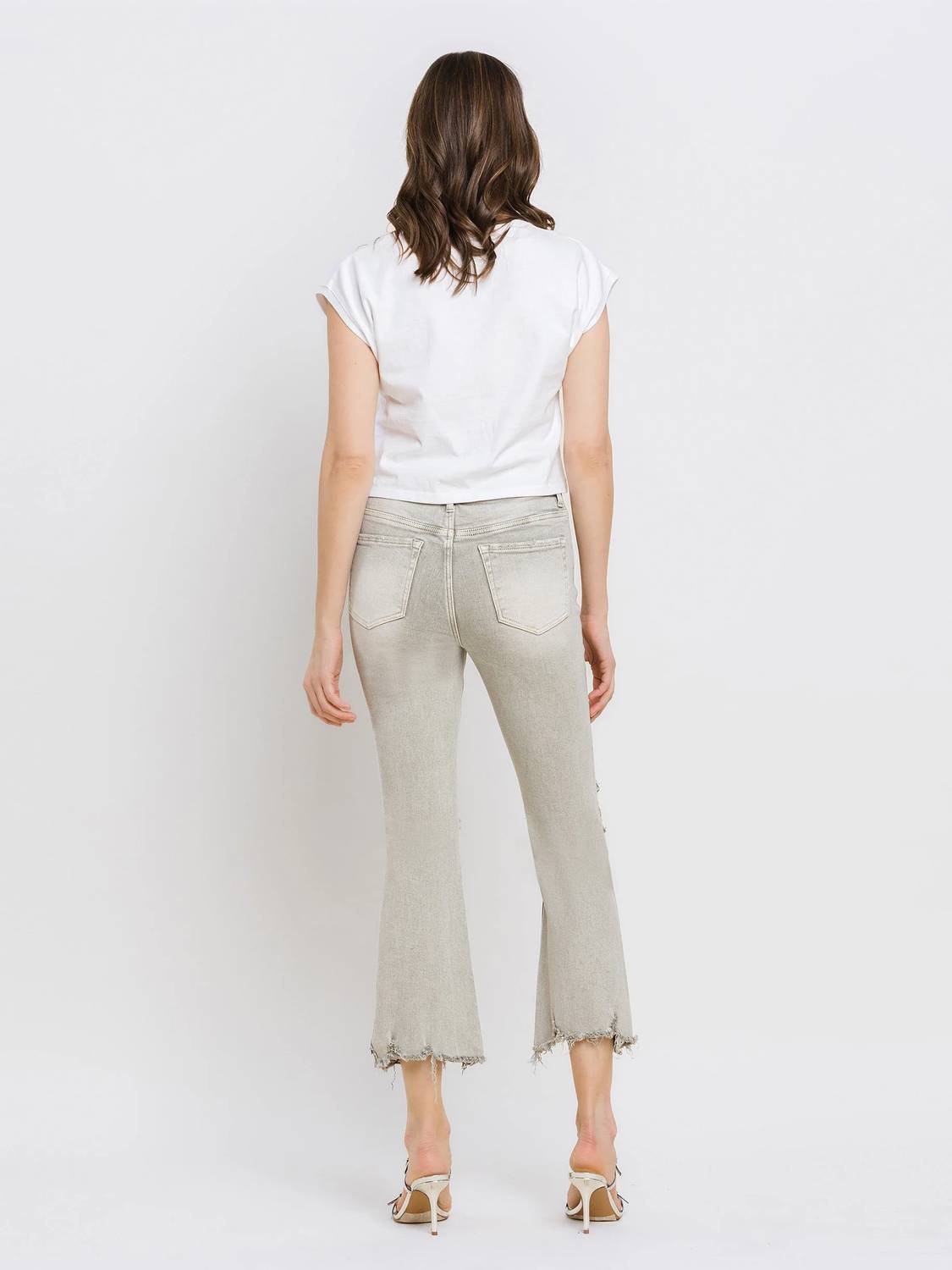 Women's Jaya Lovervet Vintage Crop Flare Jean