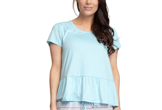 Women's Solid Short Sleeve Top