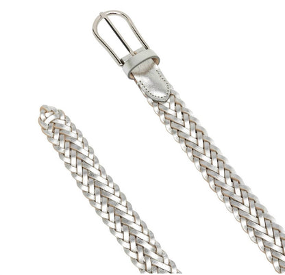 Women's Braided Leather Belt