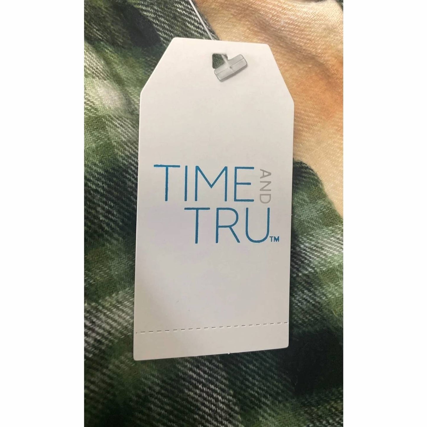 Women's Long Sleeve Plaid Flannel Cotton Blend Hoodie