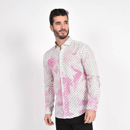 Floral Print Linen Shirt