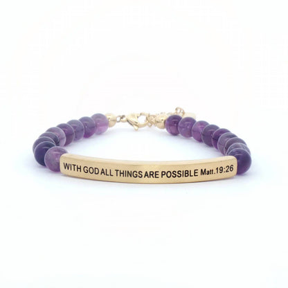Women's With God All Things Are Possible Bracelet